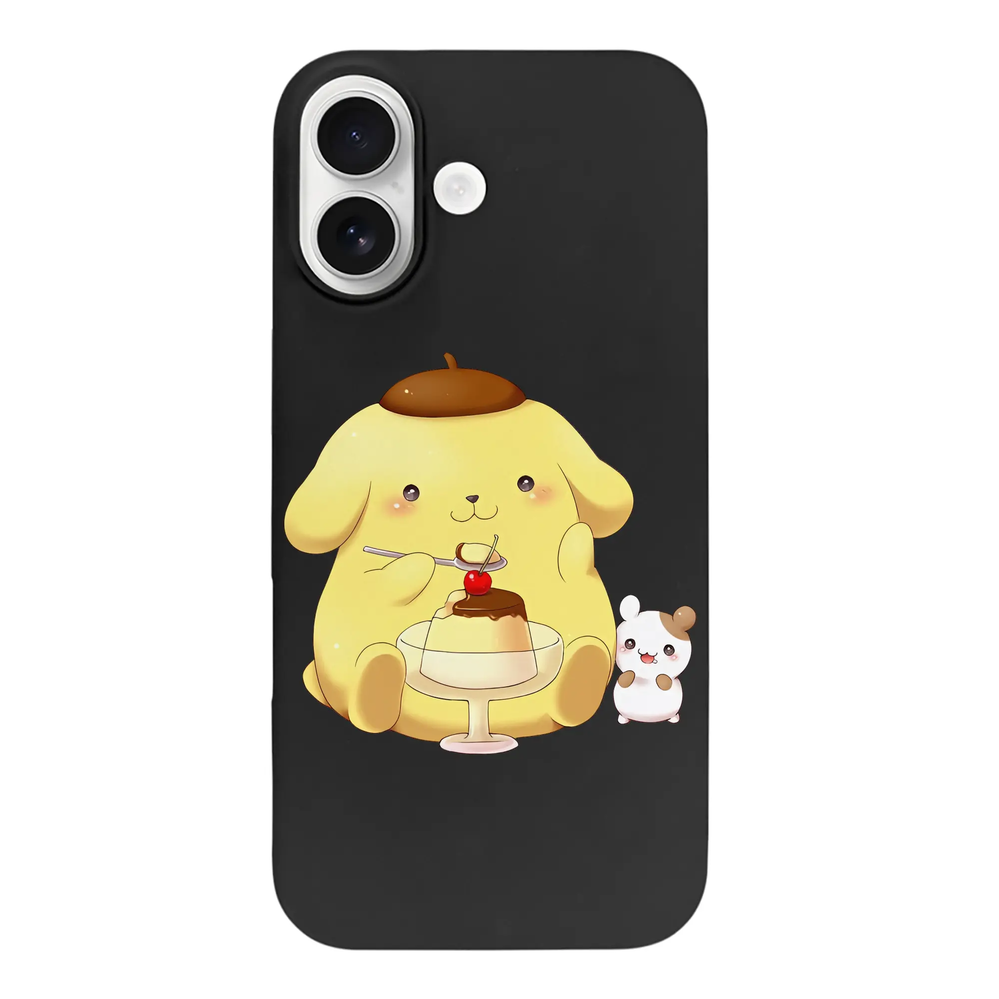 サンリオ グッズ,ポムポムプリン - iPhone 17 シリーズ シリコンケース 薄型 耐衝撃 指紋防止 ソフトタッチカバー 精密フィット 傷防止 保護ケース iPhone 17/17 Air/17 Pro/17 Pro Max 対応